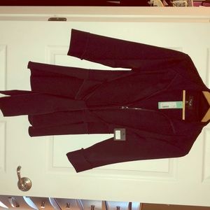 Talie Knit zipfront tie waist jacket